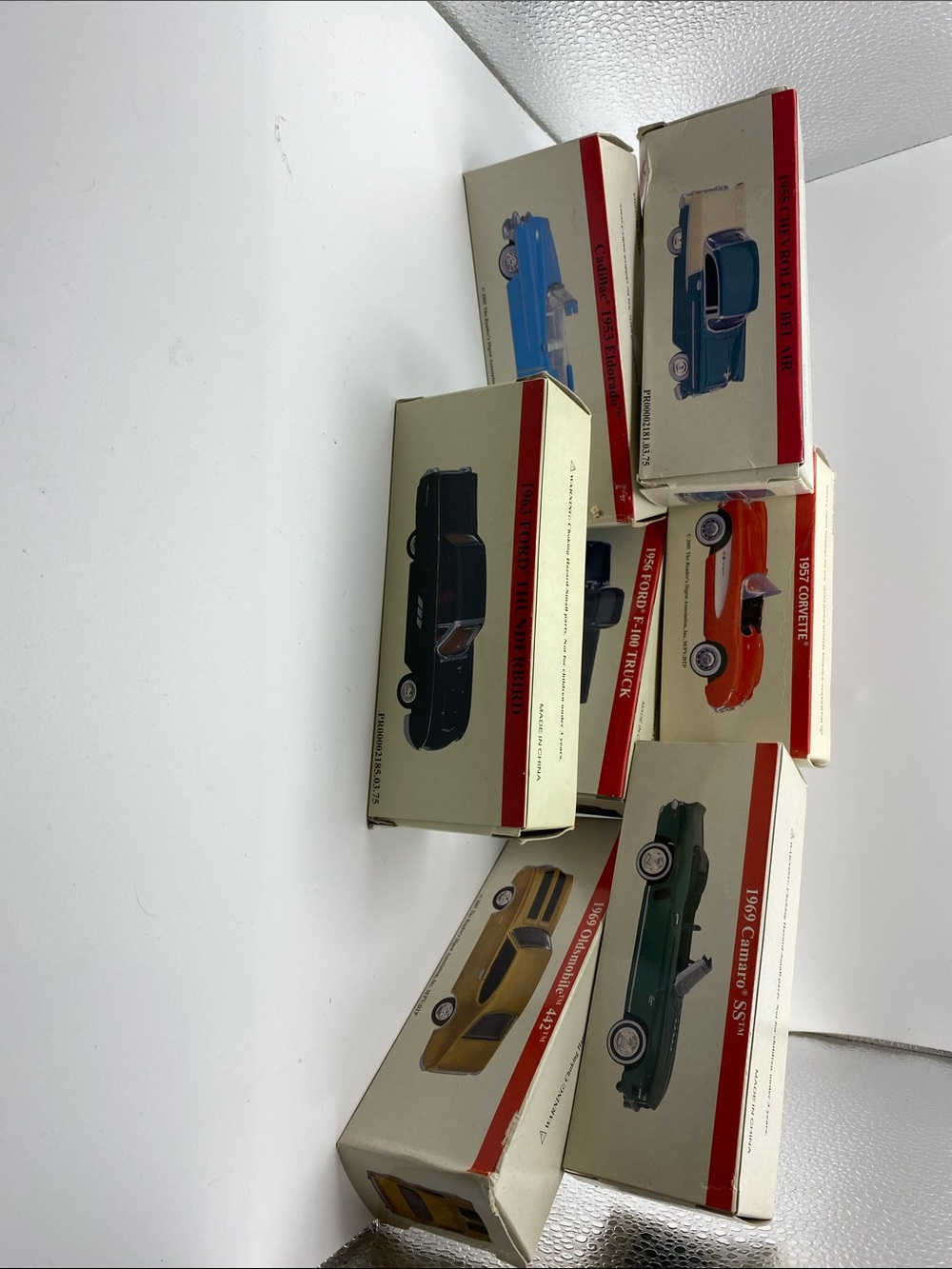Vintage Die-Cast Toy Car Set - Assorted Colors